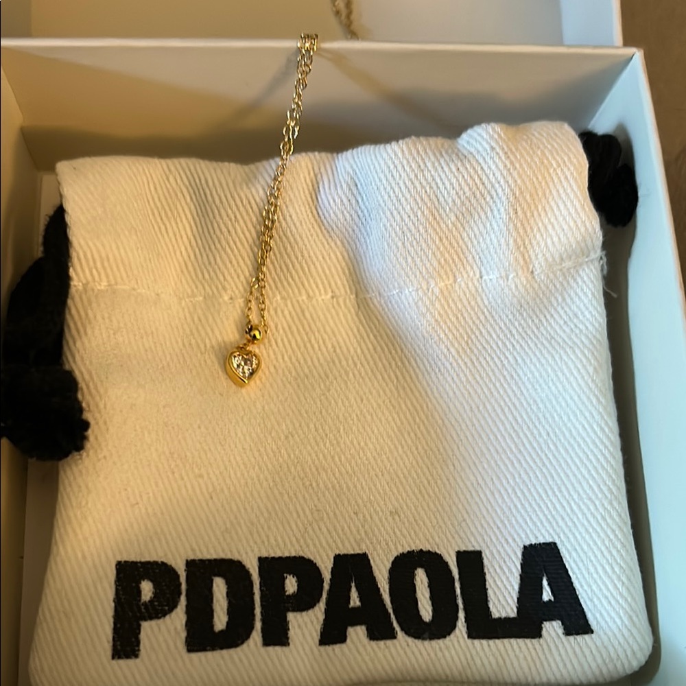 Zales Gold Heart Necklace